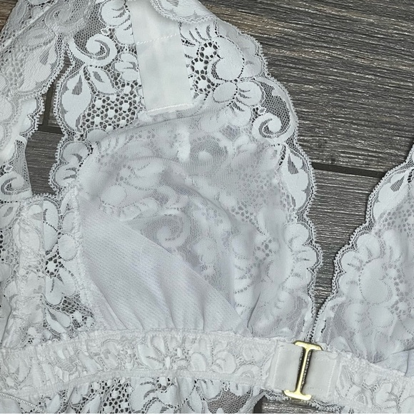 NWT $58 Free People X HAH Got Ur Back Bra Size XS X-Small White - Picture 5 of 9